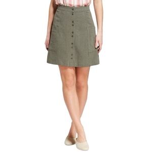 Universal Thread Mini Skirt Green Medium